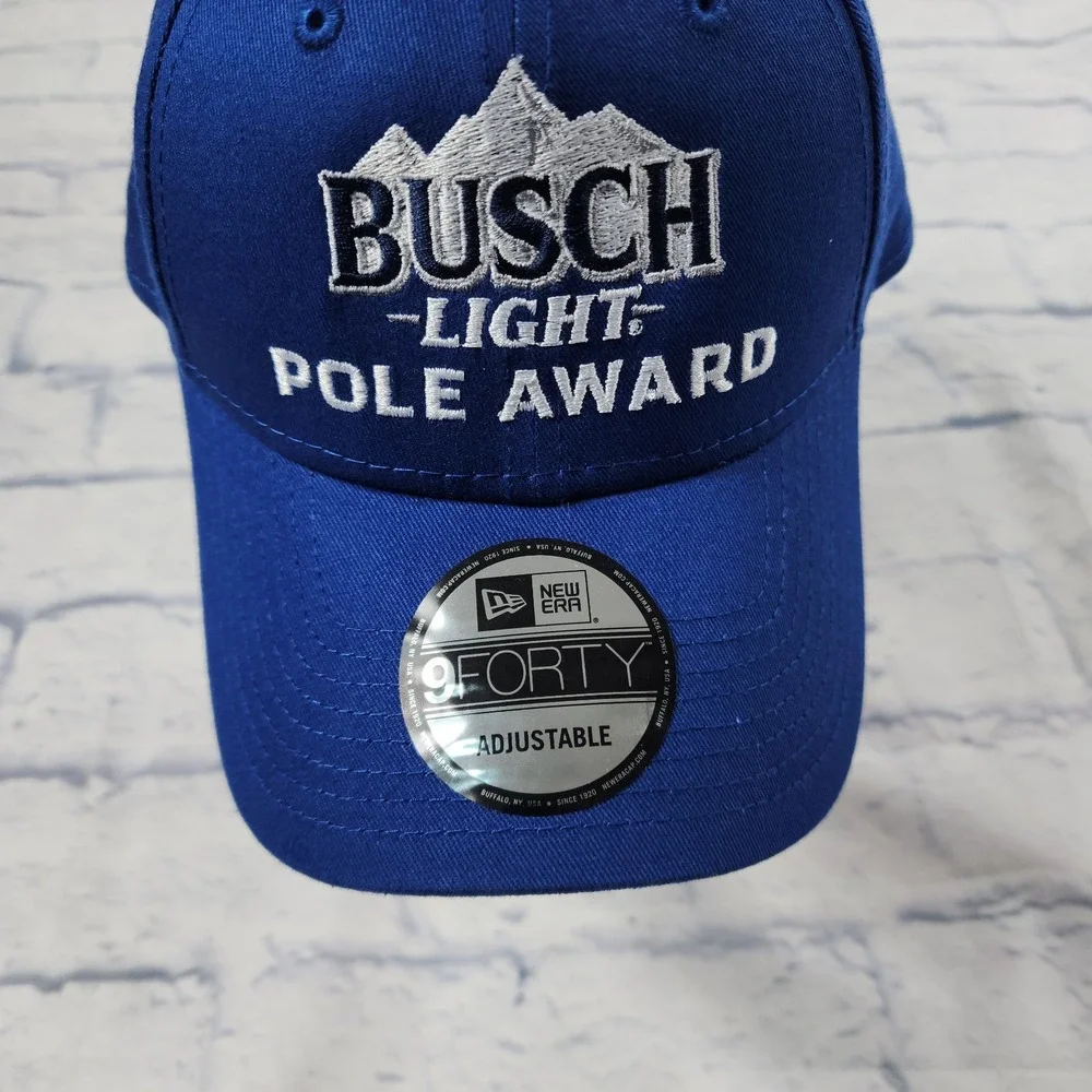 Busch Pole Award Kurt Busch 2018 Dega Stewart Haas Racing Team NASCAR Issued Hat